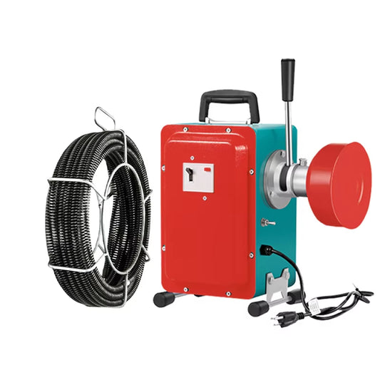 GQ-180 Red Drain Cleaning Machine | Powerful Pipe Cleaner for Home & Commercial Use