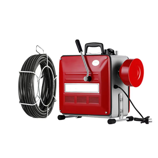 Free Sample for Wholesale Orders – GQ-150 Red Heavy-Duty Drain Cleaning Machine | 3000W Peak Power | 40M Reach
