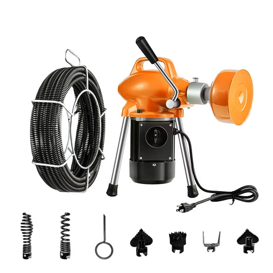 Free Sample for Wholesalers – GQ-75 Orange Drain Cleaning Machine | 550W Power | 27.5M Cable