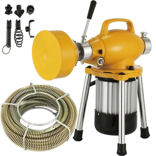 Free Sample | GQ-80 Yellow Drain Cleaning Machine for Home